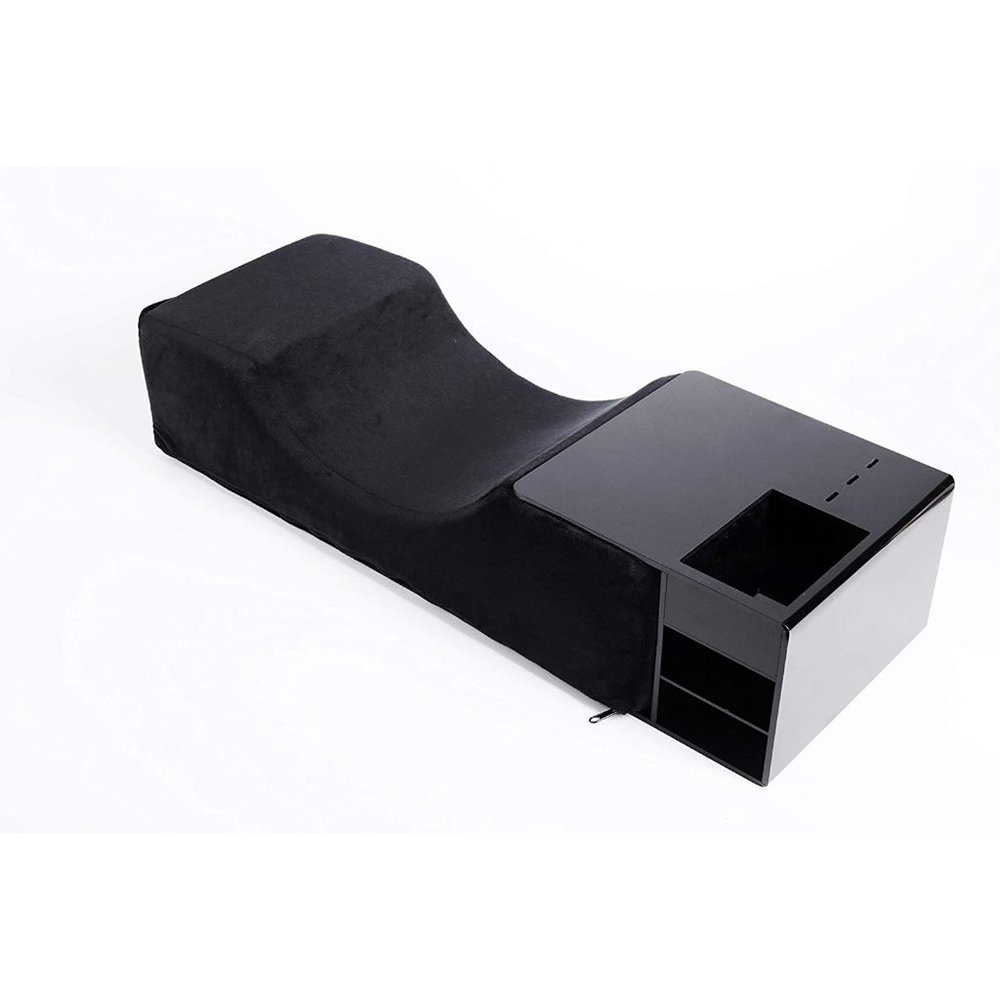 Eyelash Extension Neck Pillow With Acrylic Shelf Organizer Stand